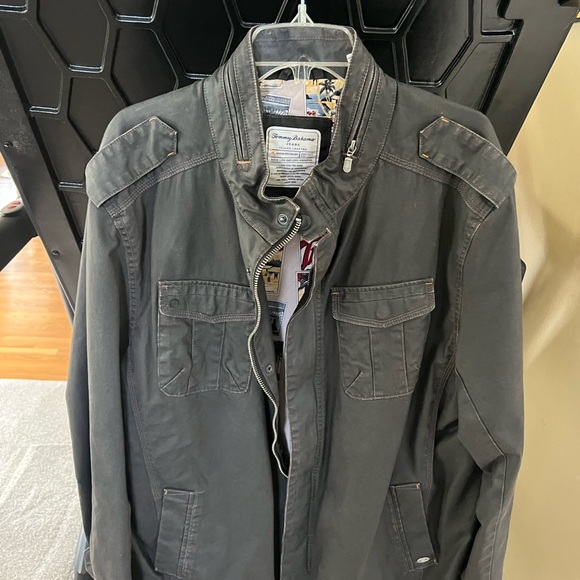 Dark Grey Denim SharkTommy Bahama Jacket XXL - Picture 2 of 3